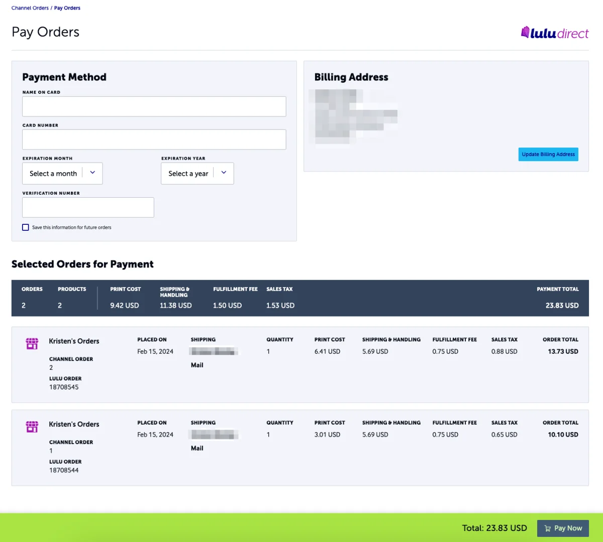 Lulu Direct Dashboard Walkthrough